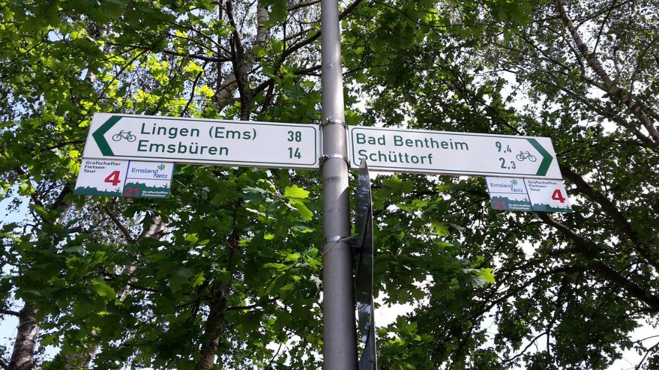 Seestern - Ferienhaus Am Quendorfer See Schuttorf Bagian luar foto